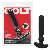 Colt Rechargeable Large Anal-T Black Multi-Function Vibrating Probe Prostate Tools